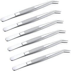 Pinces Honoson à embout courbe, idéale pour guider et insérer dans des espaces restreints.