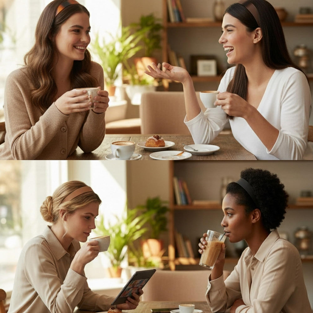 Cadeau élégant: ensemble de bandeaux à dents Hoojoot.