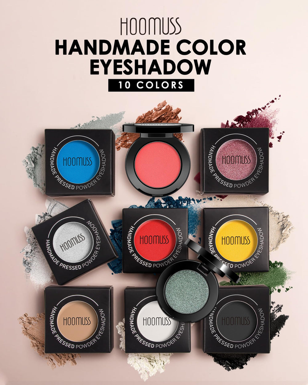 Pigmentation intense HOOMUSS ChristmasRed, couleur rouge riche pour looks quotidiens.