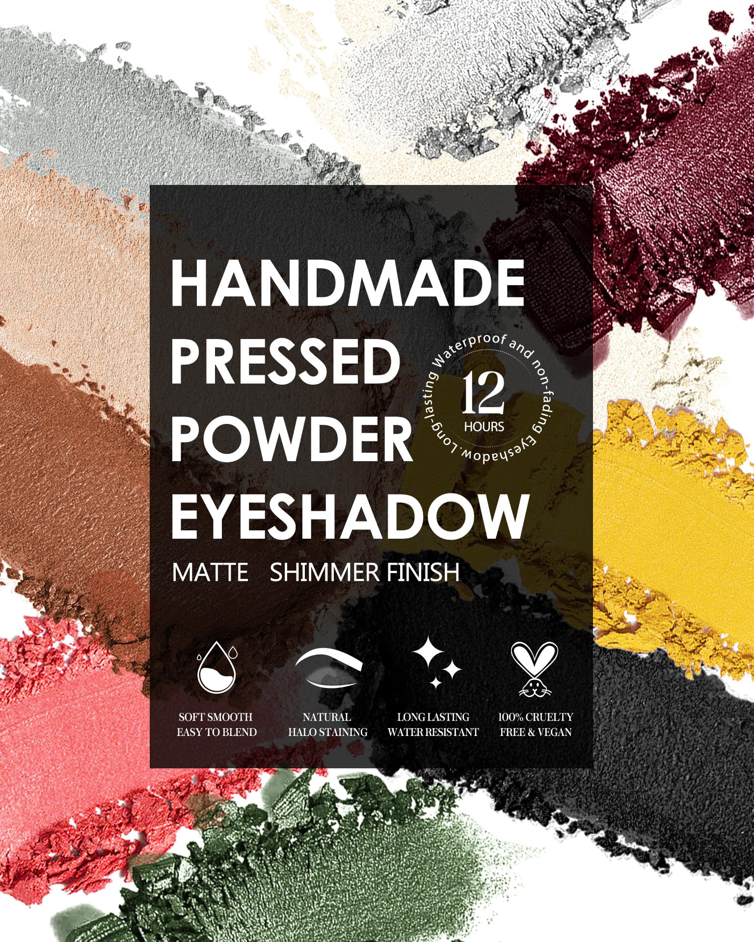 HOOMUSS ChristmasRed, formule vegan et non testée sur animaux pour un maquillage responsable.