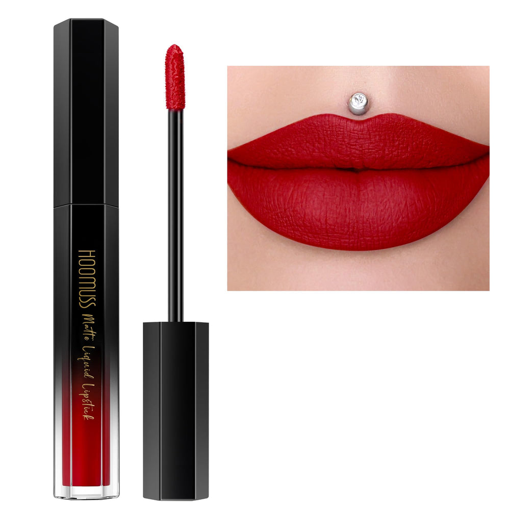 HOOMUSS rouge à lèvres matte avec applicateur précis pour une application nette