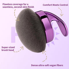 Fibres véganes ultra-douces Hoostee, pour une application homogène sans bavures.
