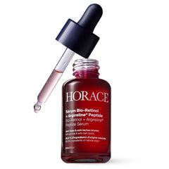 Sérum Horace en bouteille, anti-âge doux pour tous les types de peau.