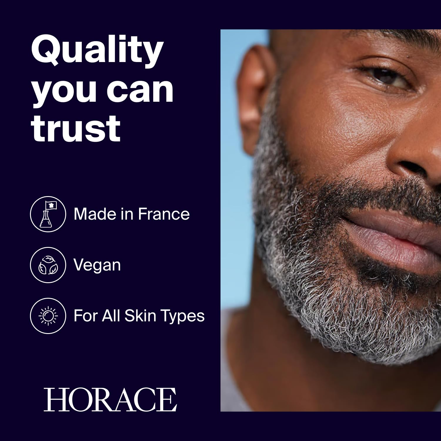 Horace Crème Visage – application matin et soir sur visage et cou.