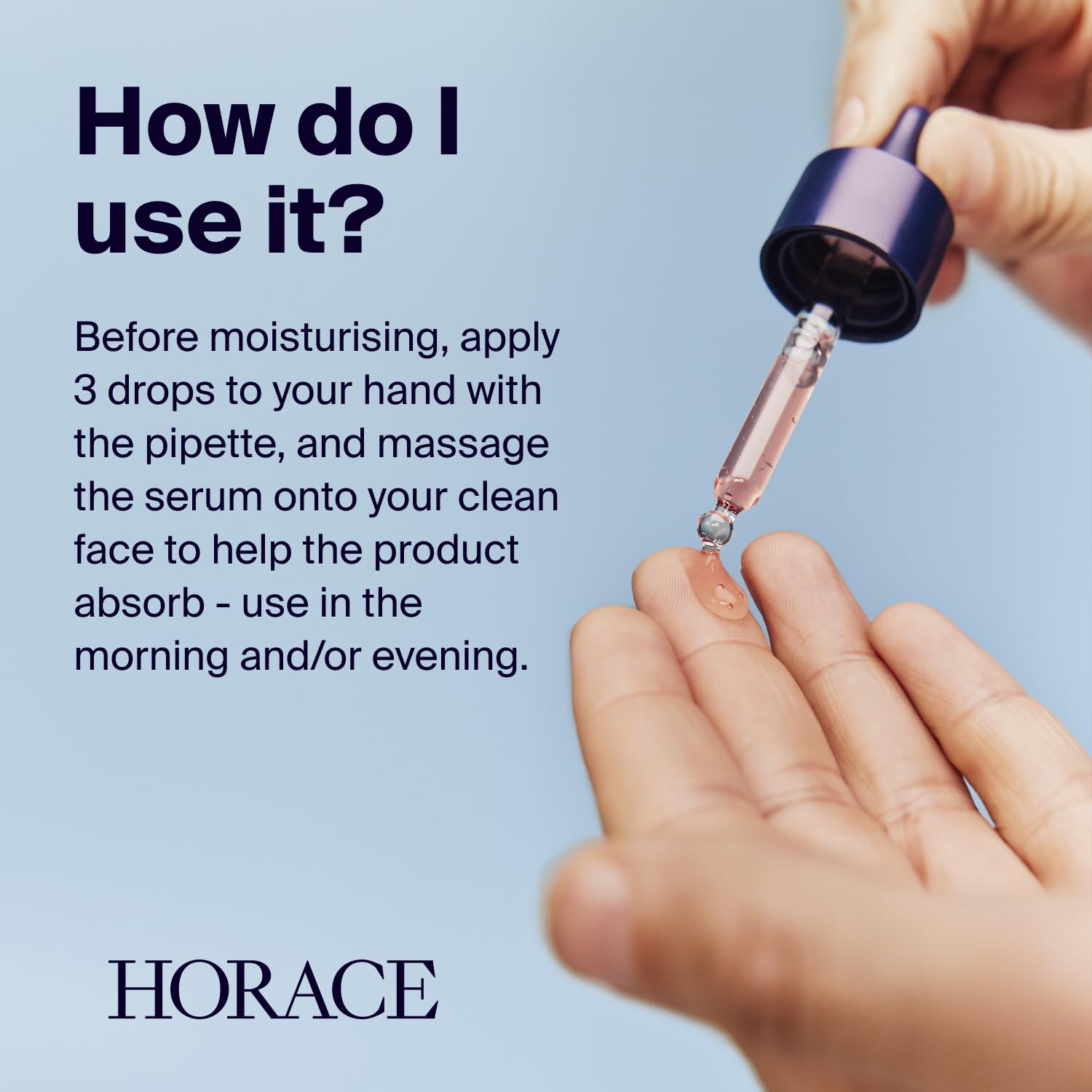 Emballage Horace discret et sans parfum, pratique pour l'utilisation quotidienne.
