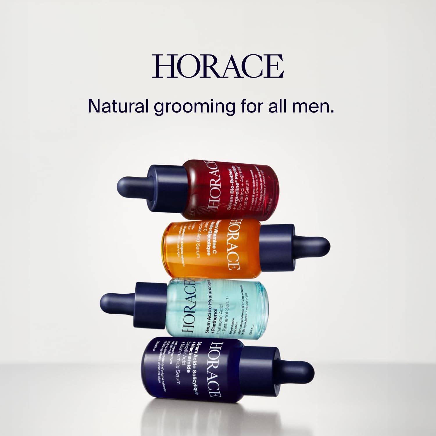 Sérum Horace offre une brillance naturelle et une peau plus lumineuse.