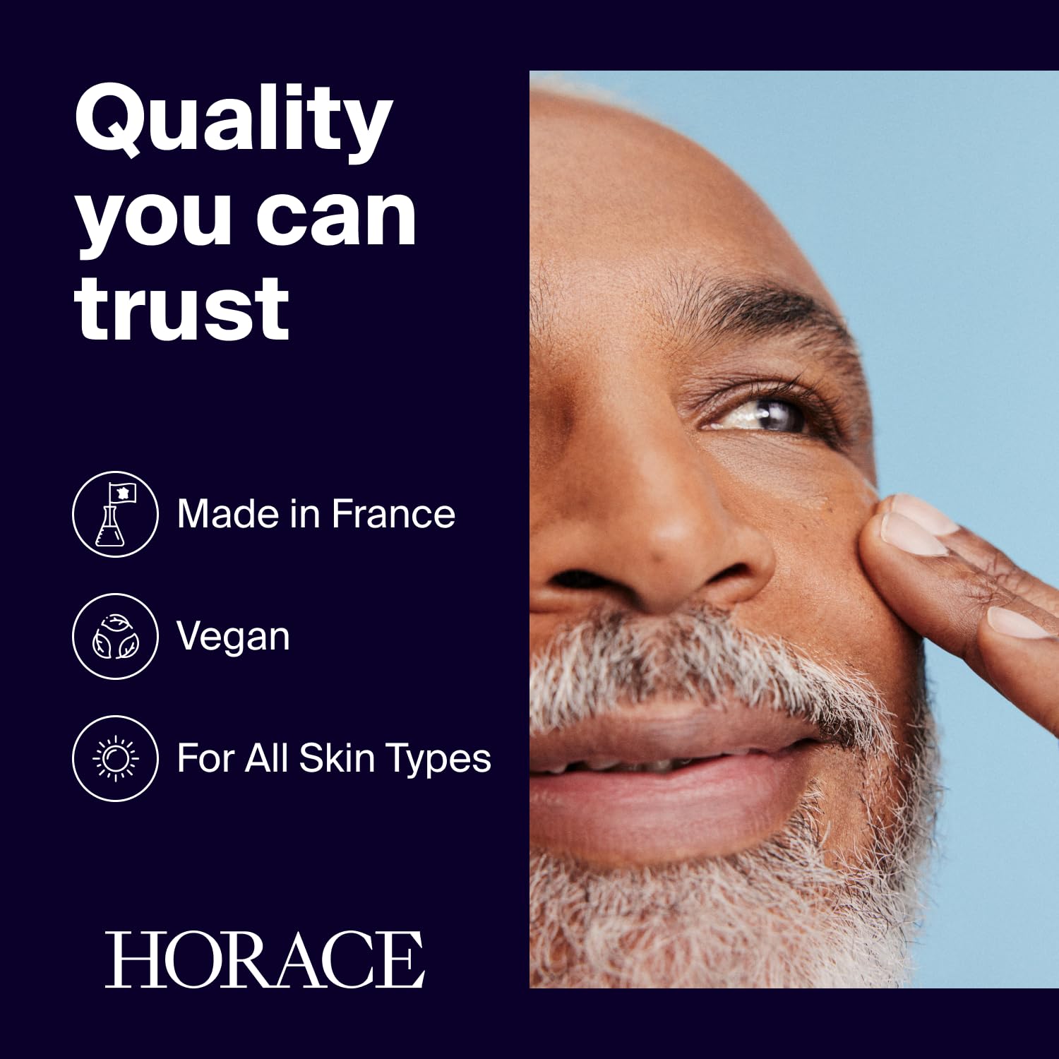 HORACE Sérum extrait thé blanc et ginseng pour une formule naturelle.