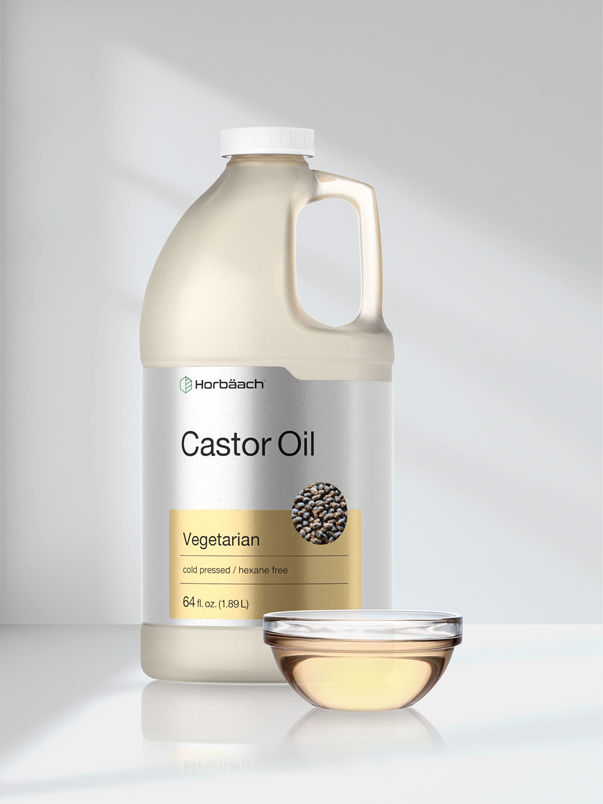 Horbäach huile de ricin — origine non-OGM sans additifs indésirables.
