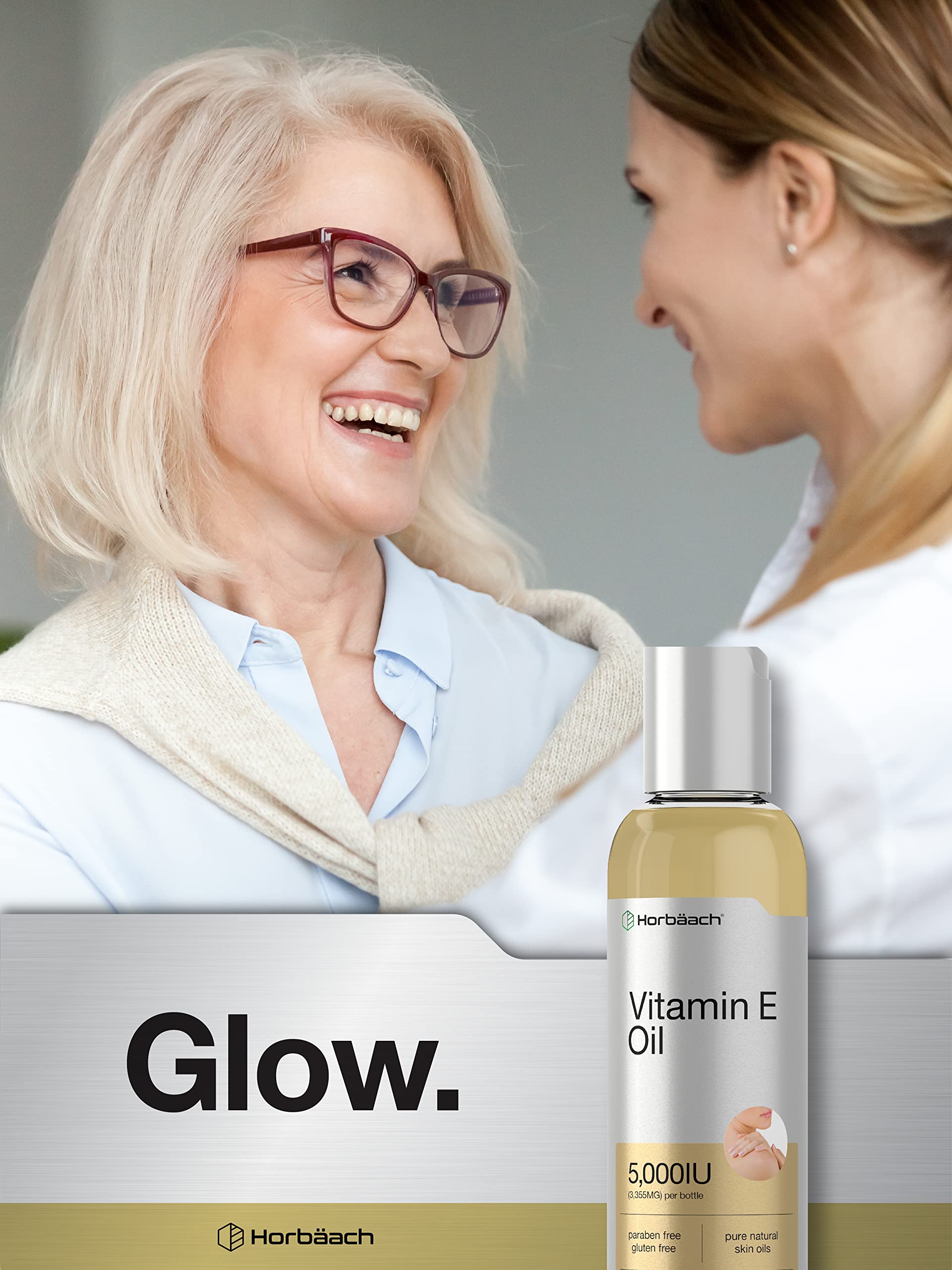 Texture légère Horbaach Vitamine E huile absorption rapide