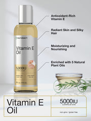 Application visage Horbaach Vitamine E huile pour douceur naturelle