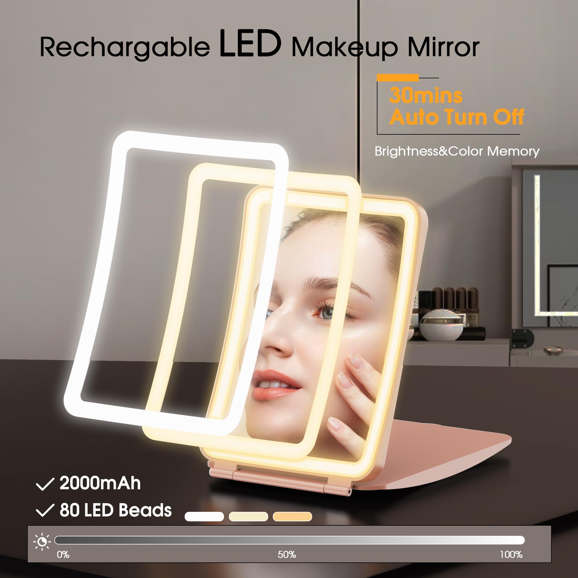 Miroir Horyliin cadeau idéal pour femmes.