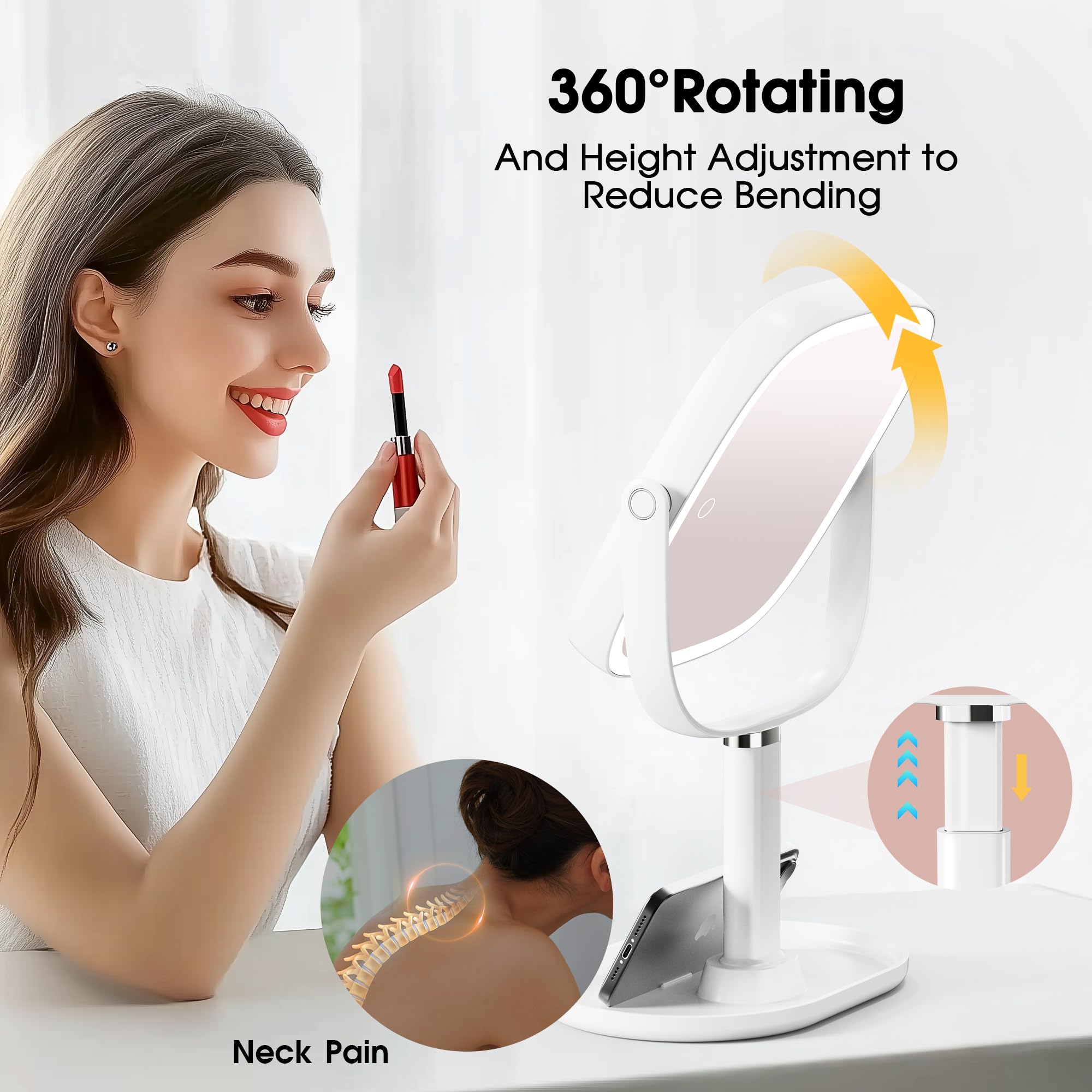 Miroir Horyliin emballage cadeau prêt à offrir et élégant.