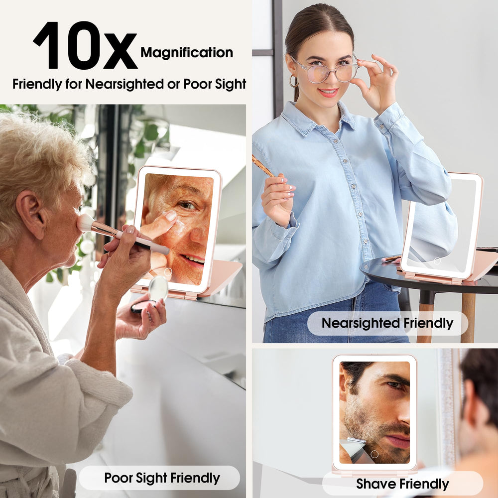 Miroir Horyliin rechargeable 2000mAh pour nomade.