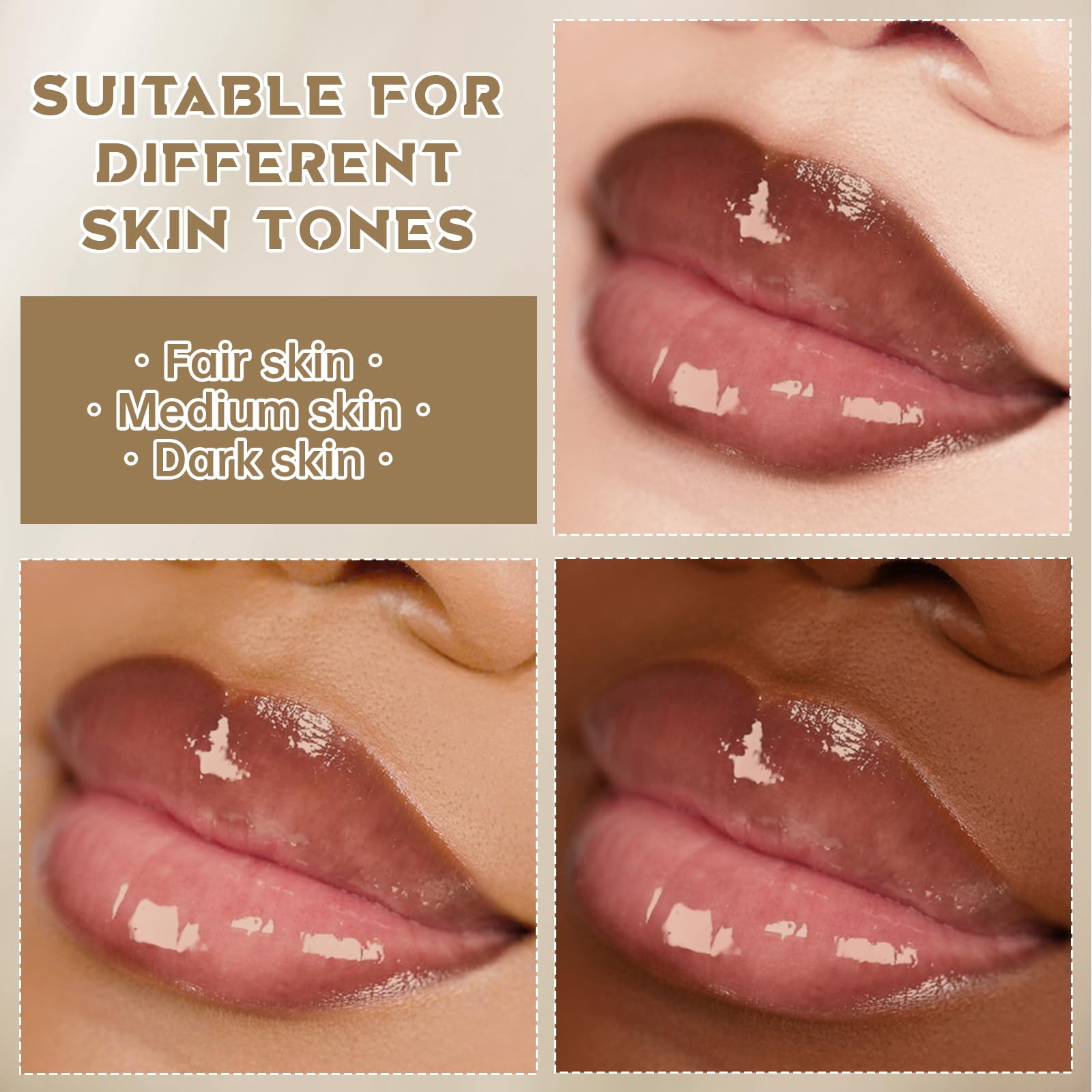 HOSAILY coffret-levres nude: idée cadeau élégante et soin des lèvres.