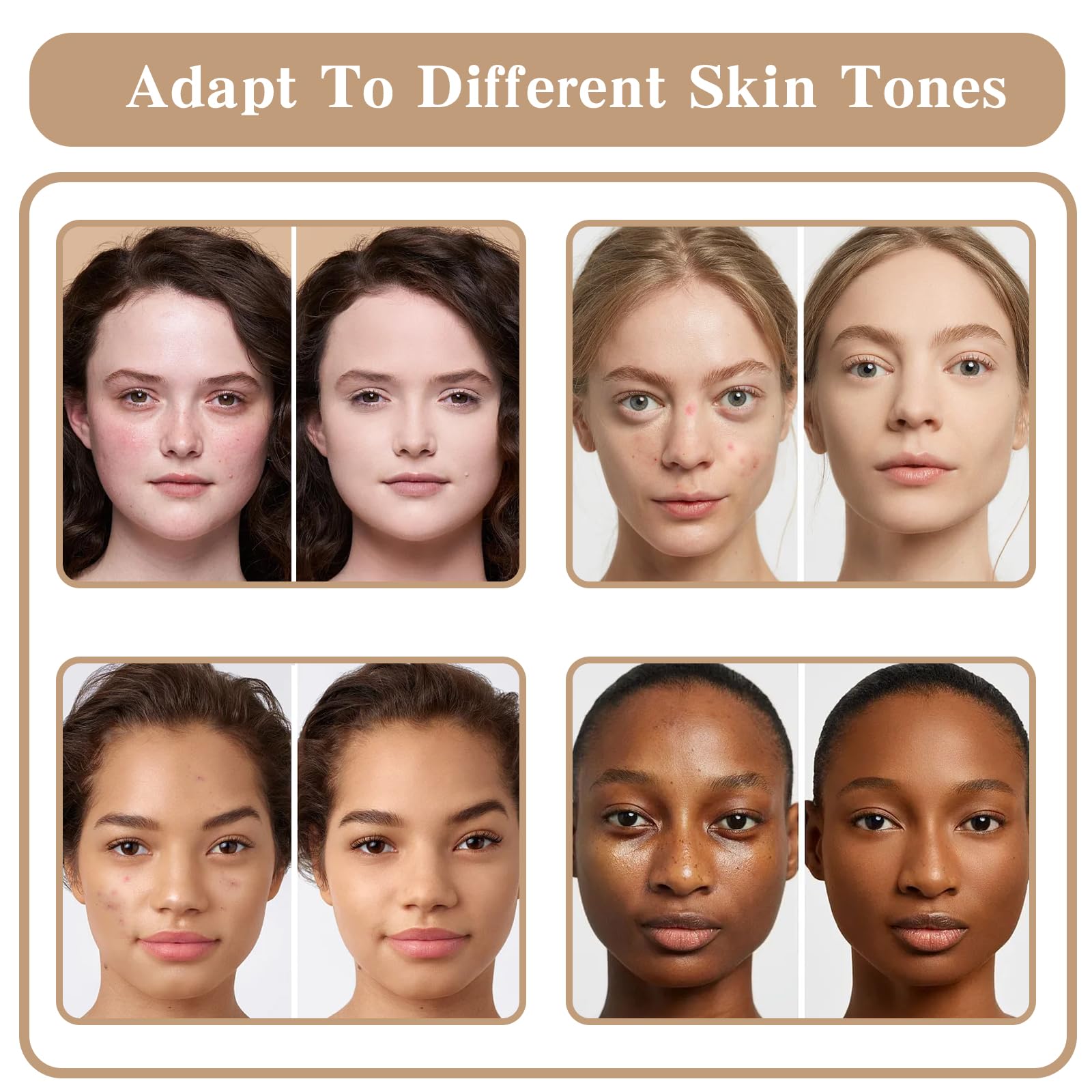 Contour visage 3D avec la palette HOSAILY.