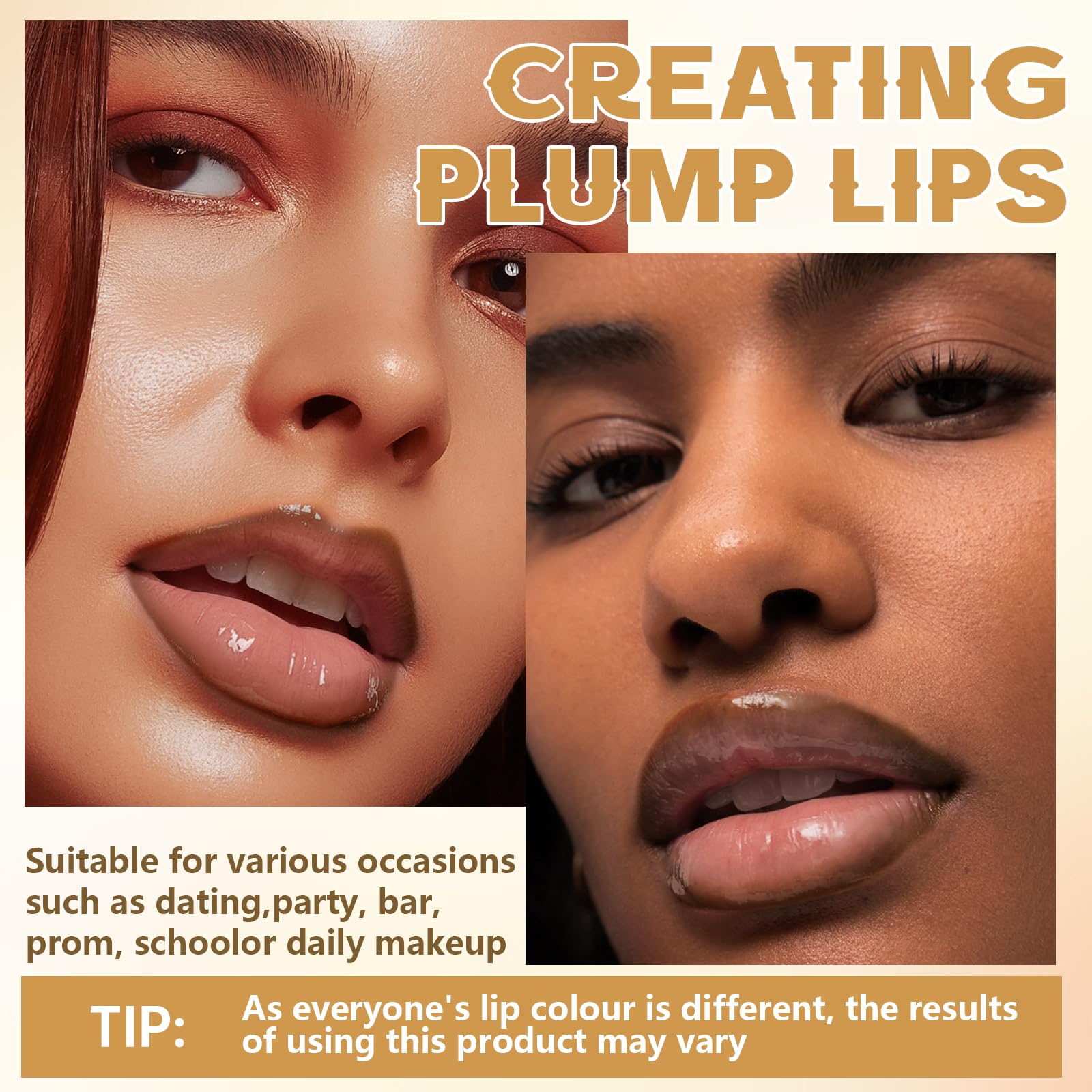 HOSAILY duo crayon contour lèvres et gloss pratique pour un look rapide.