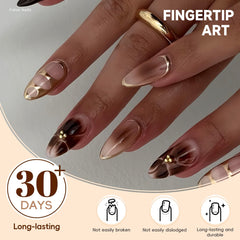 Ensemble de 24 ongles hosaily, ajustement rapide et polyvalent.