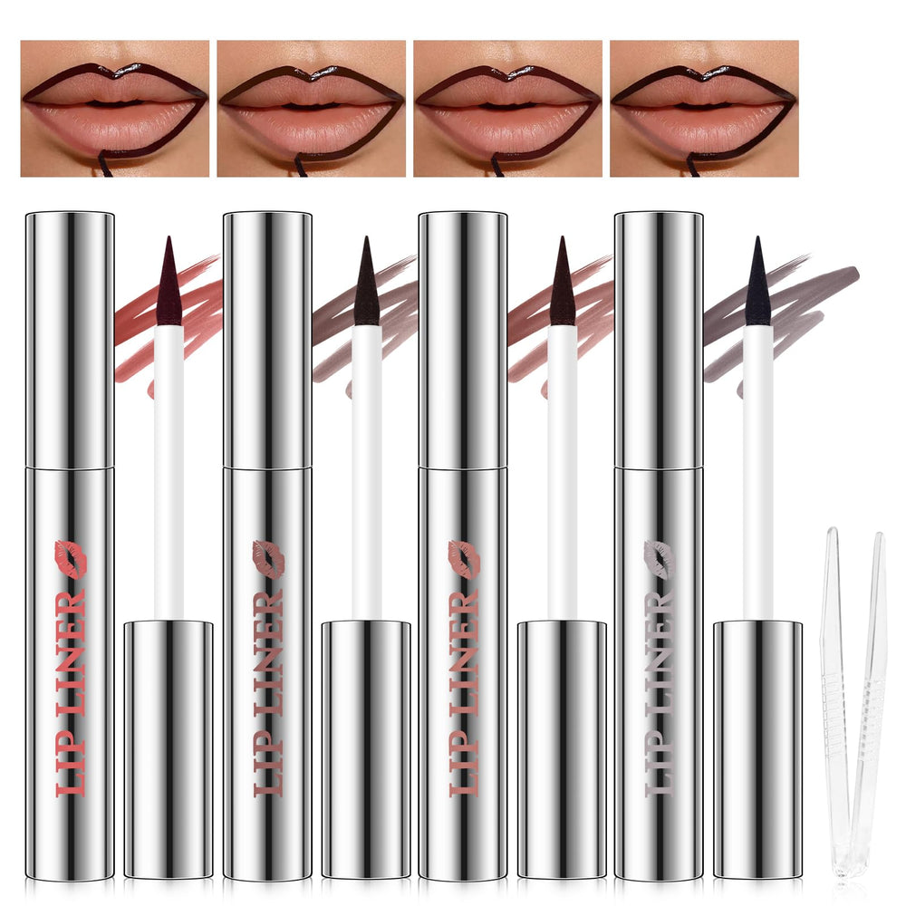 Hosaily-liner lèvres peel-off 4 couleurs contour précis et tenue longue durée