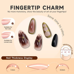 Ongles hosaily miroir doré, éclat glamour pour soirée.