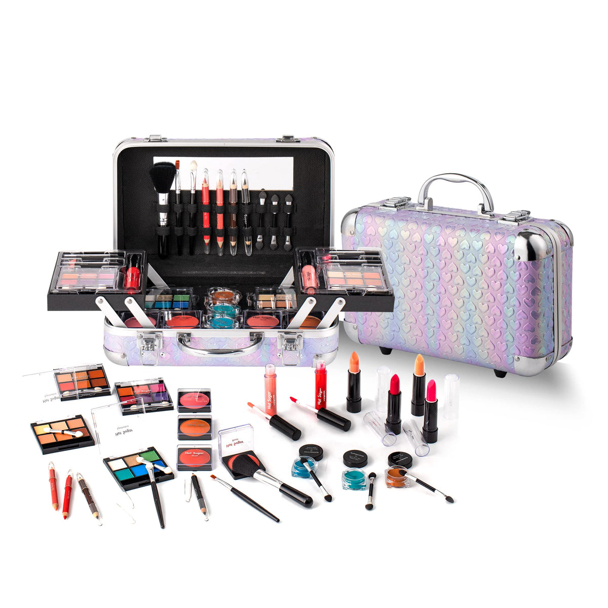 Hot Sugar coffret maquillage ado rose et violet pour tenues quotidiennes.