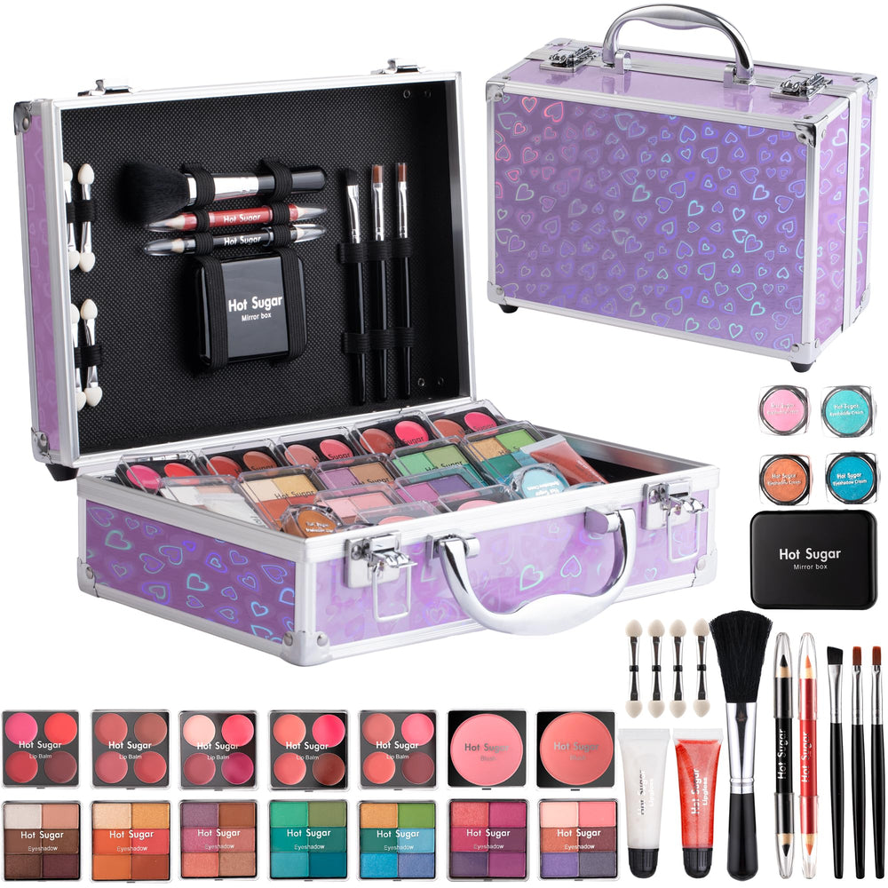 Coffret Hot Sugar Maquillage Débutant avec miroir et rangement pratique