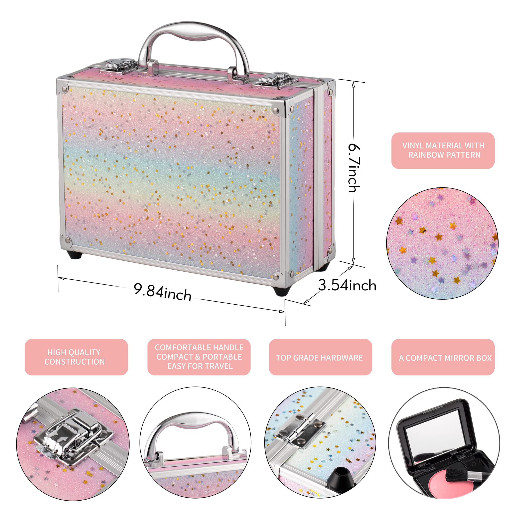 Hot Sugar ombres paupiere arc-en-ciel 46 teintes, pigmentation riche.