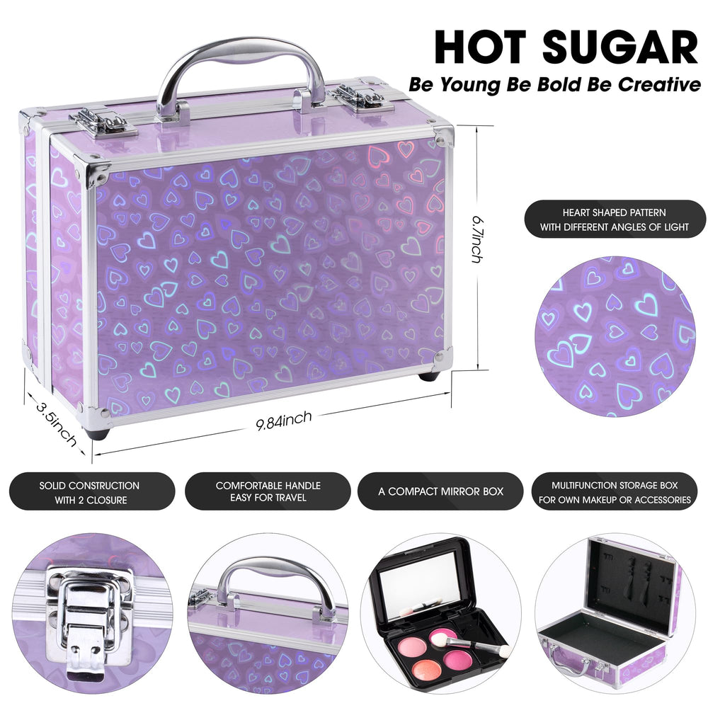 Organisateur aluminium Hot Sugar robuste pour maquillage en voyage