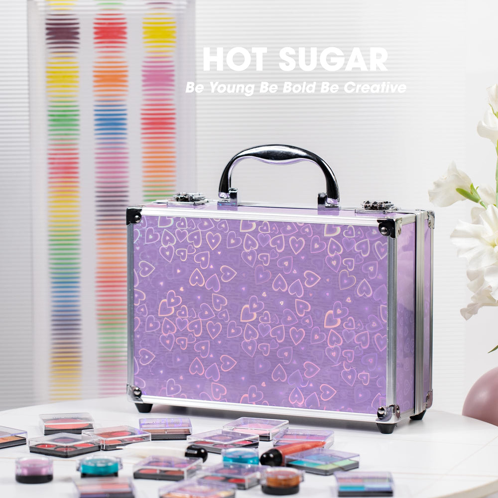 Outils maquillage Hot Sugar: pinceaux, crayons et miroir rapides