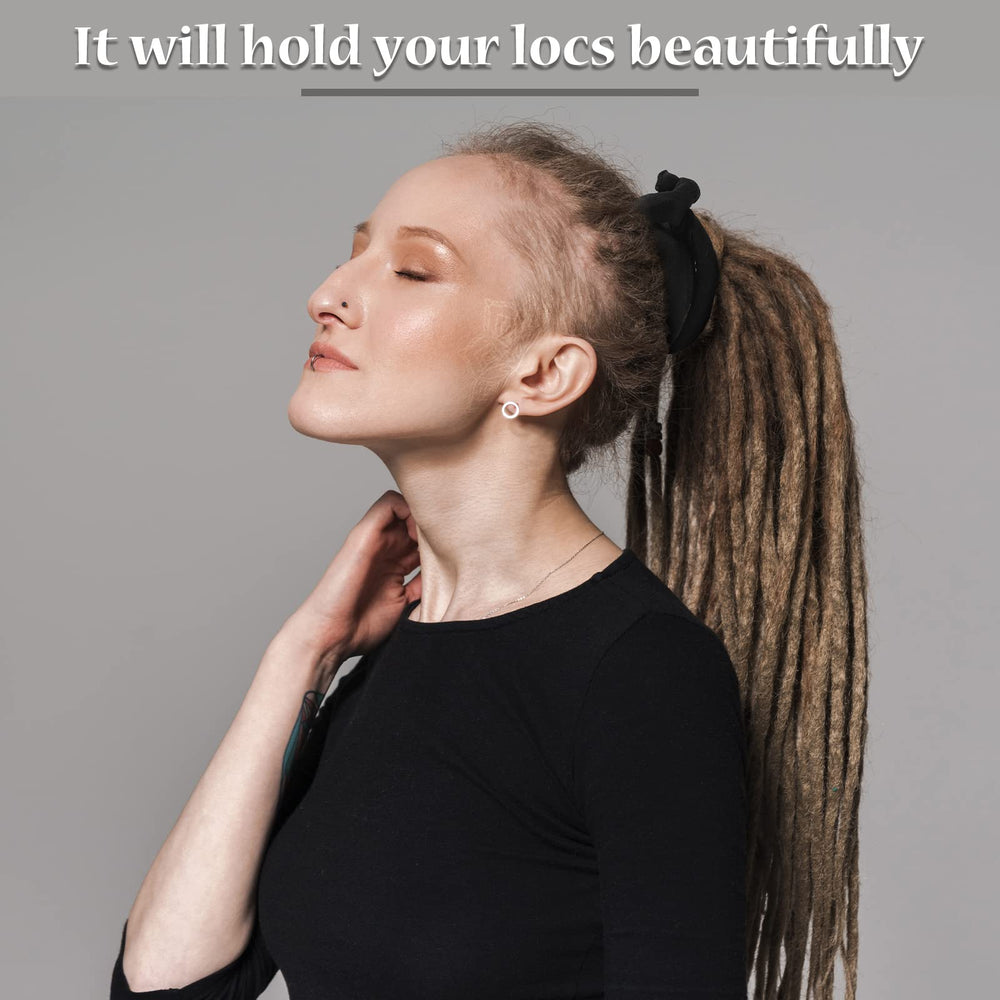 Hoteam attache-cheveux spiral noir, pratique pour gagner du temps.