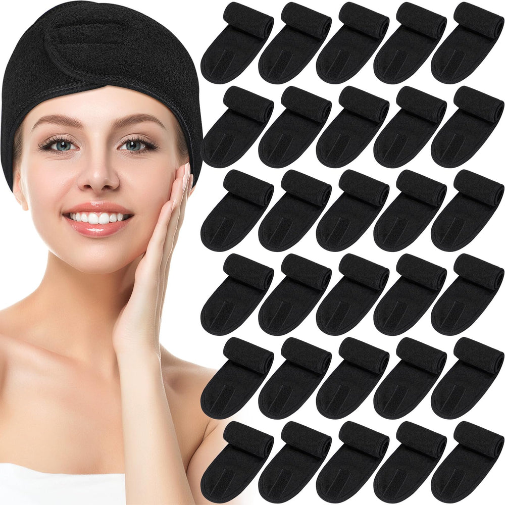 Bandeau spa Hoteam – lot de 30 pièces, pratique pour votre routine beauté.