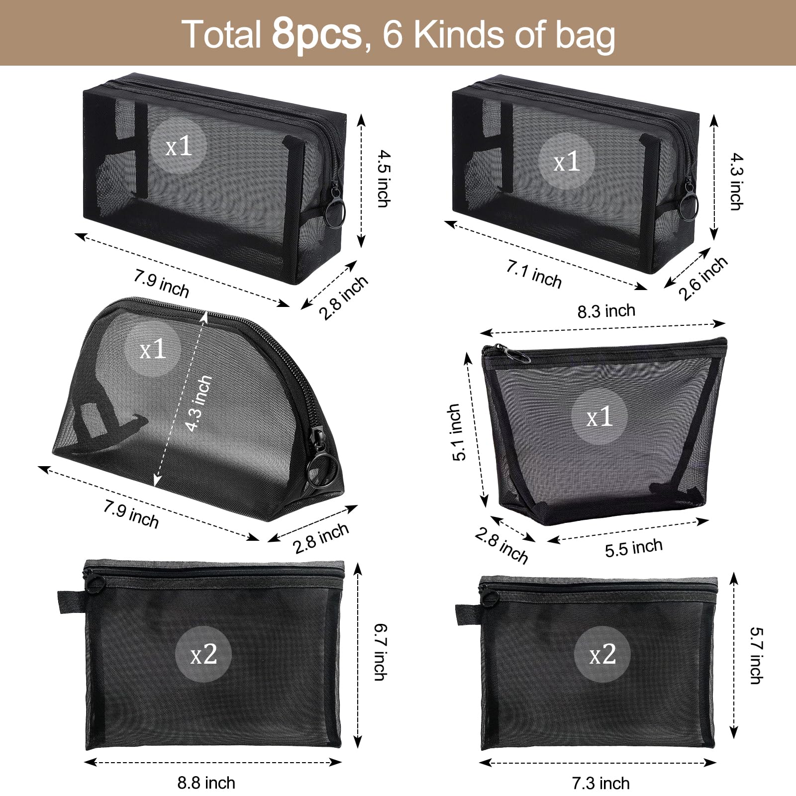 Hotipine cuboid 1: format compact pour articles de toilette.
