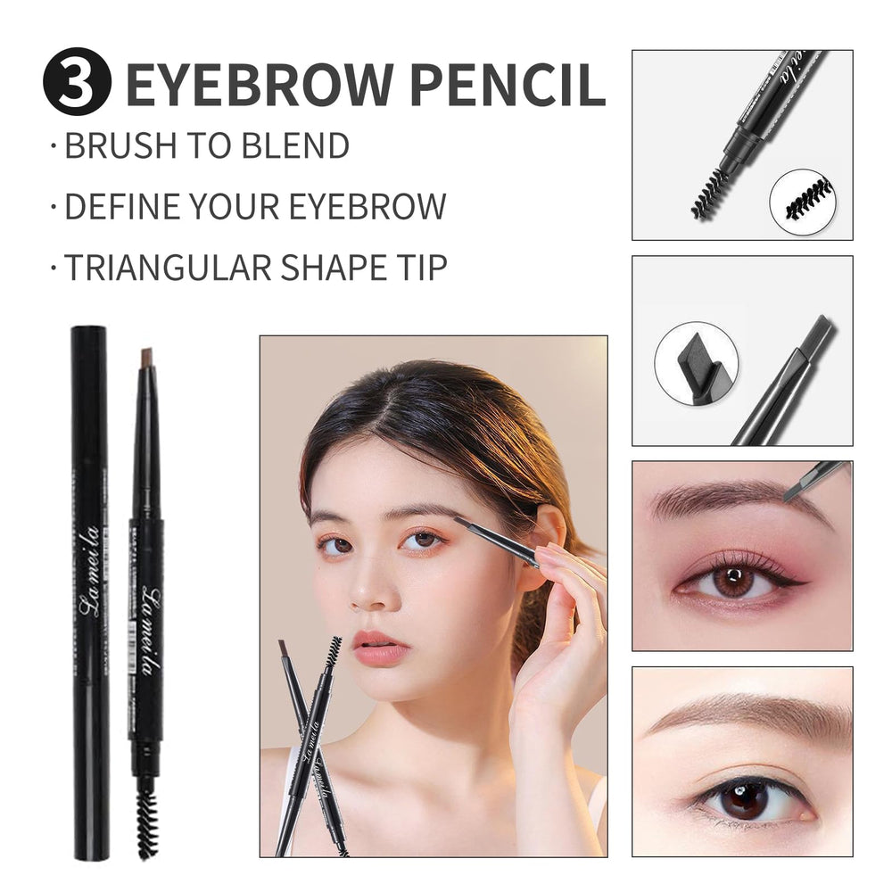 Hotmaig poudre sourcils pour une définition naturelle et longue tenue.