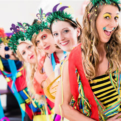 Hotop bandeaux Mardi Gras avec paillettes scintillantes pour attirer l’attention