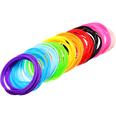 Hotop bracelets jelly en silicone : assortiment couleurs, parfait pour assortir vos tenues.