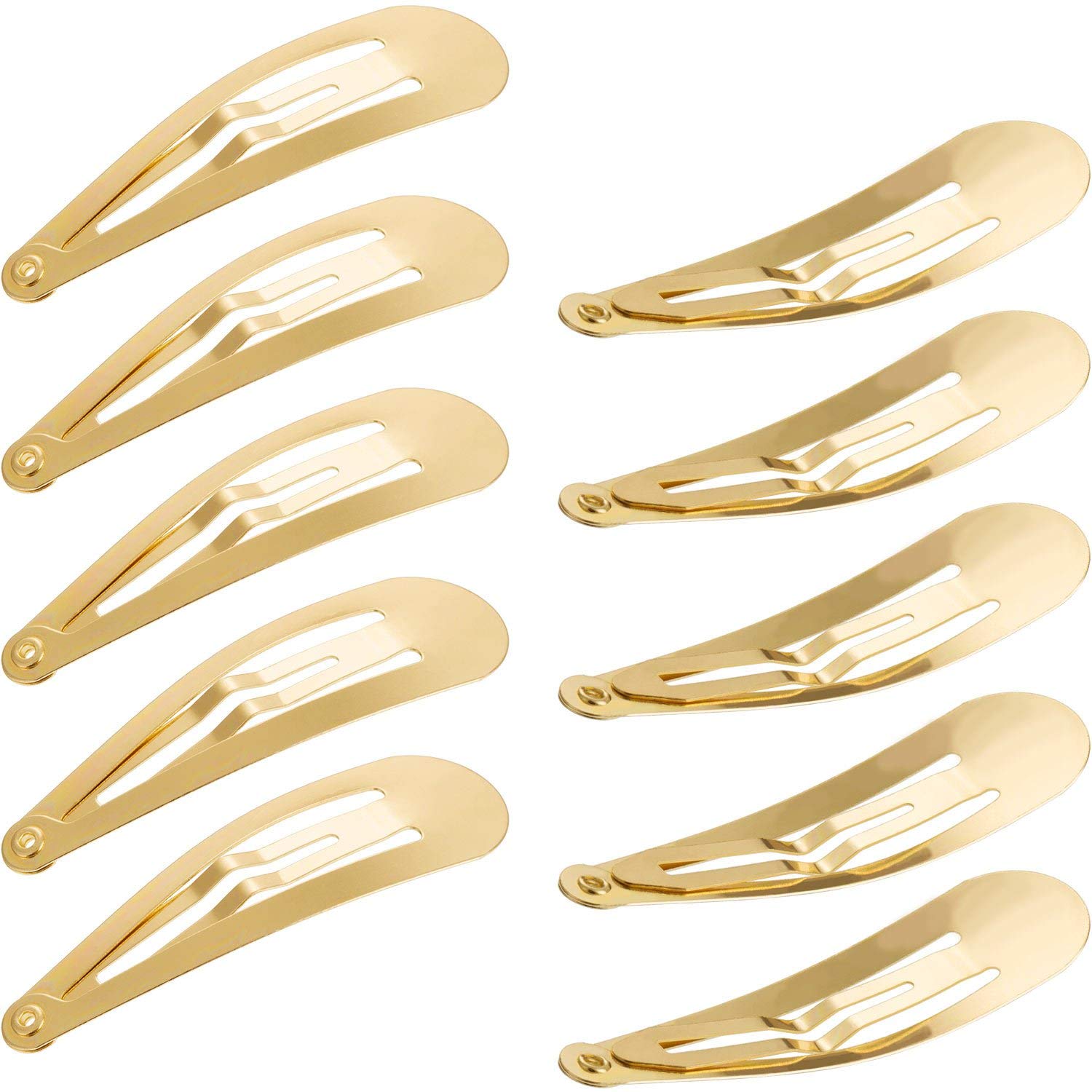 Pinces Hotop dorées 2 pouces pour cheveux, usage quotidien et tenue fiable.