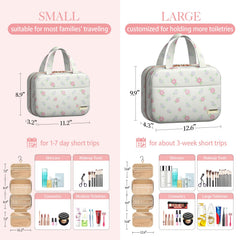 HOTOR sac-de-toilette voyage compartimenté, idéal pour organiser les produits en déplacement.