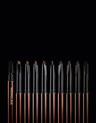 Hourglass brosse-coiffage intégrée pour estomper et modeler les sourcils