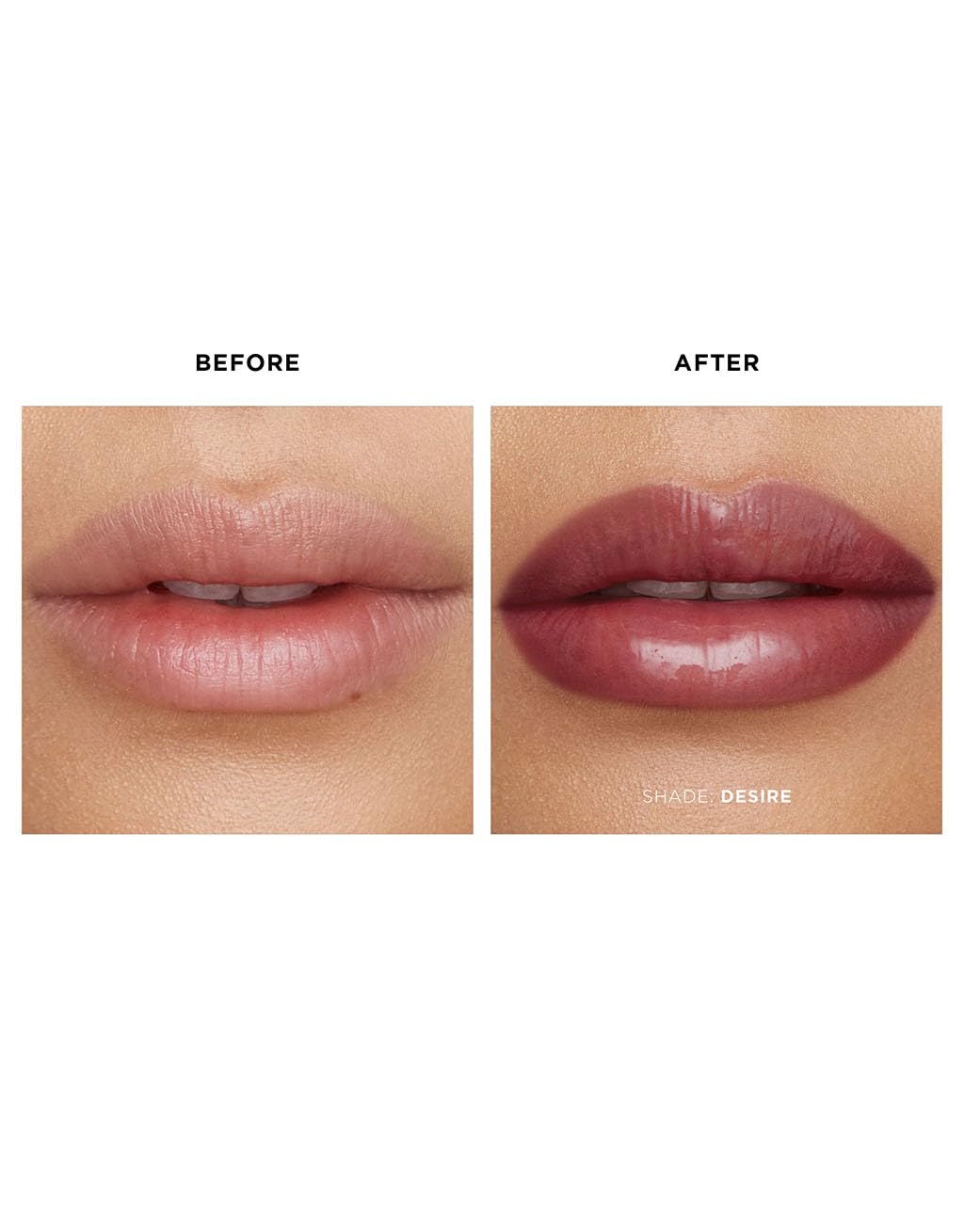 Effet volume visible avec une brillance durable et non collante.