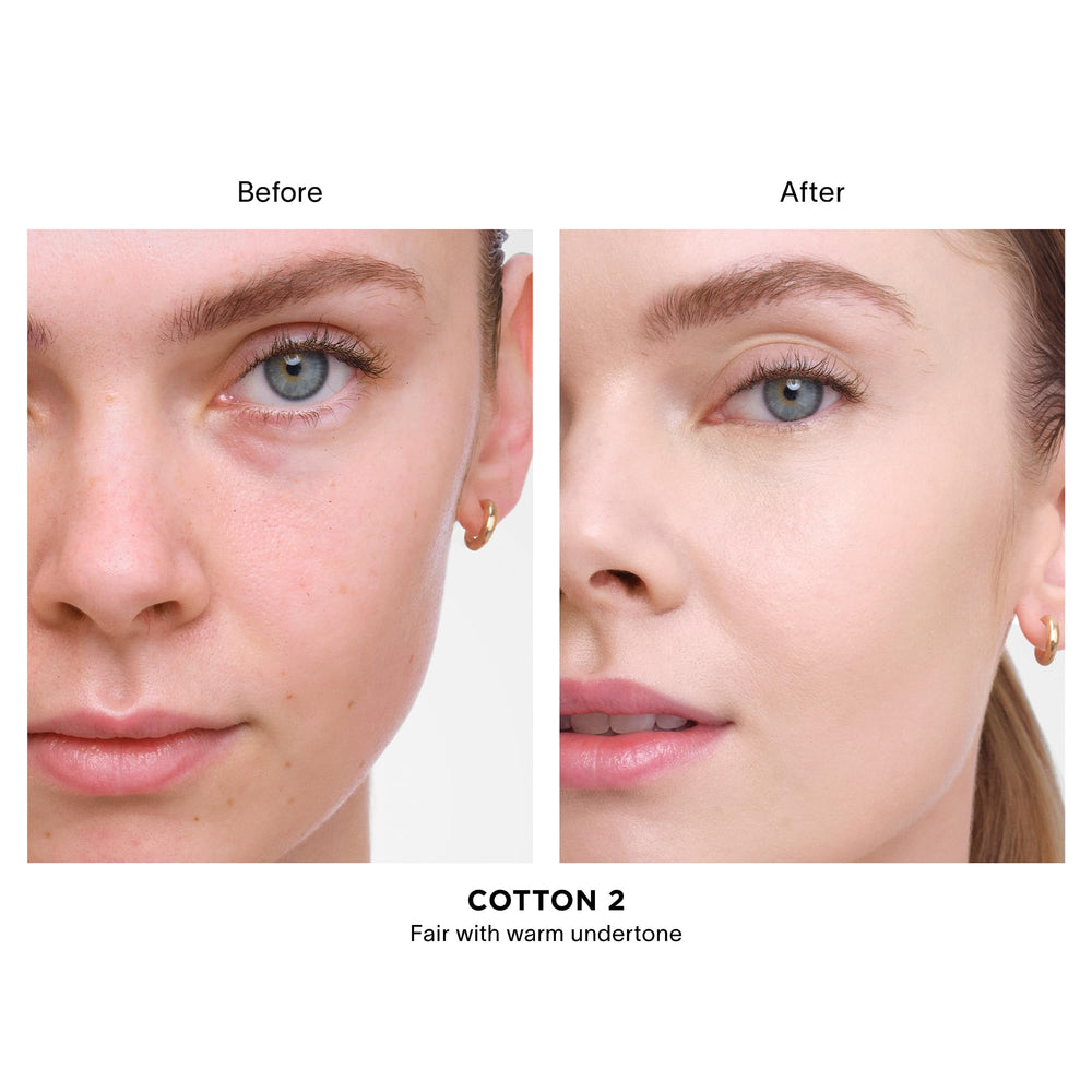 Texture légère Hourglass Vanish Airbrush Concealer se fondant pour une couvrance naturelle.