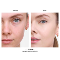 Texture légère Hourglass Vanish Airbrush Concealer se fondant pour une couvrance naturelle.
