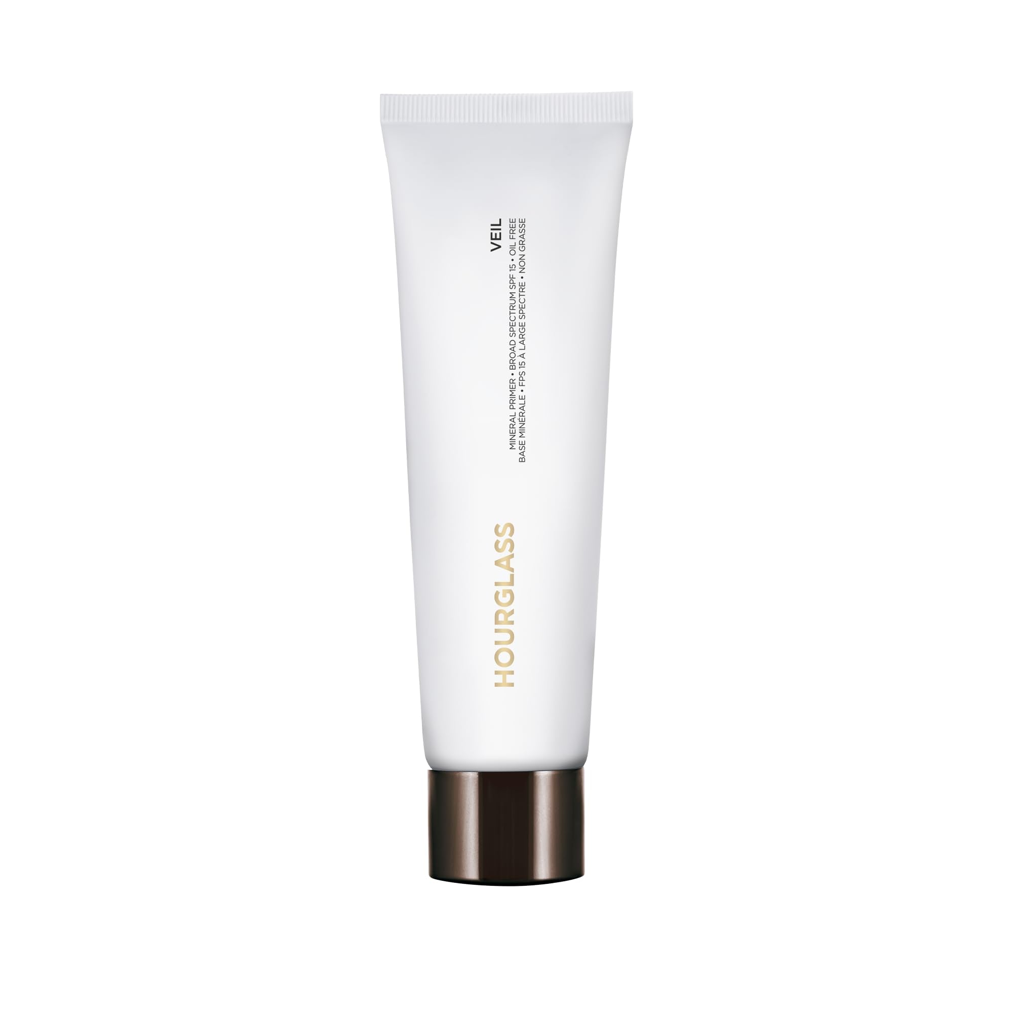 Hourglass Veil Primer Minéral, texture nuageuse et soyeuse pour une peau lisse et prête au maquillage