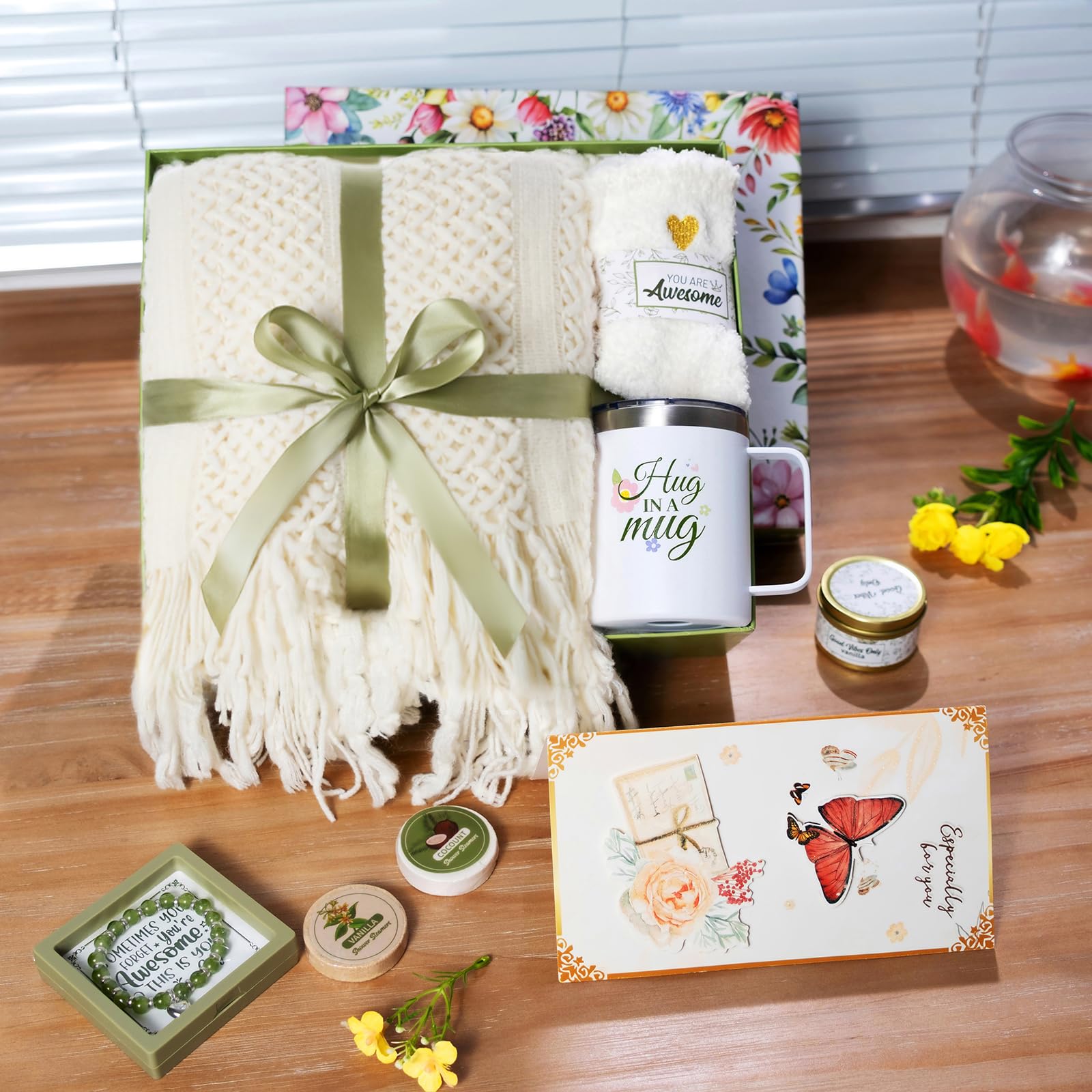 Housavvy ensemble soin 9 pièces, kit spa maison tout-en-un.