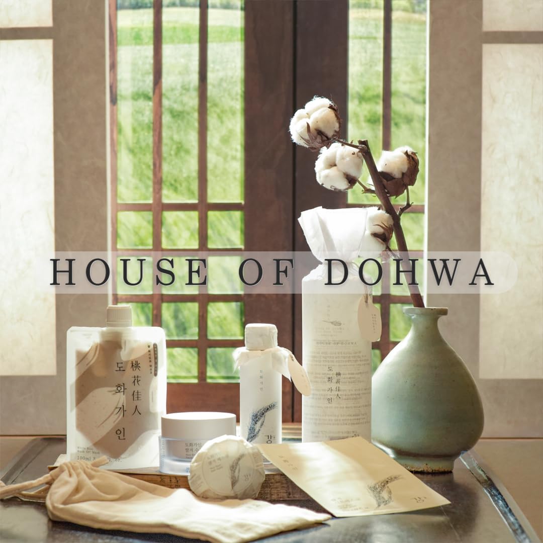 House of Dohwa emballage blanc du masque visage