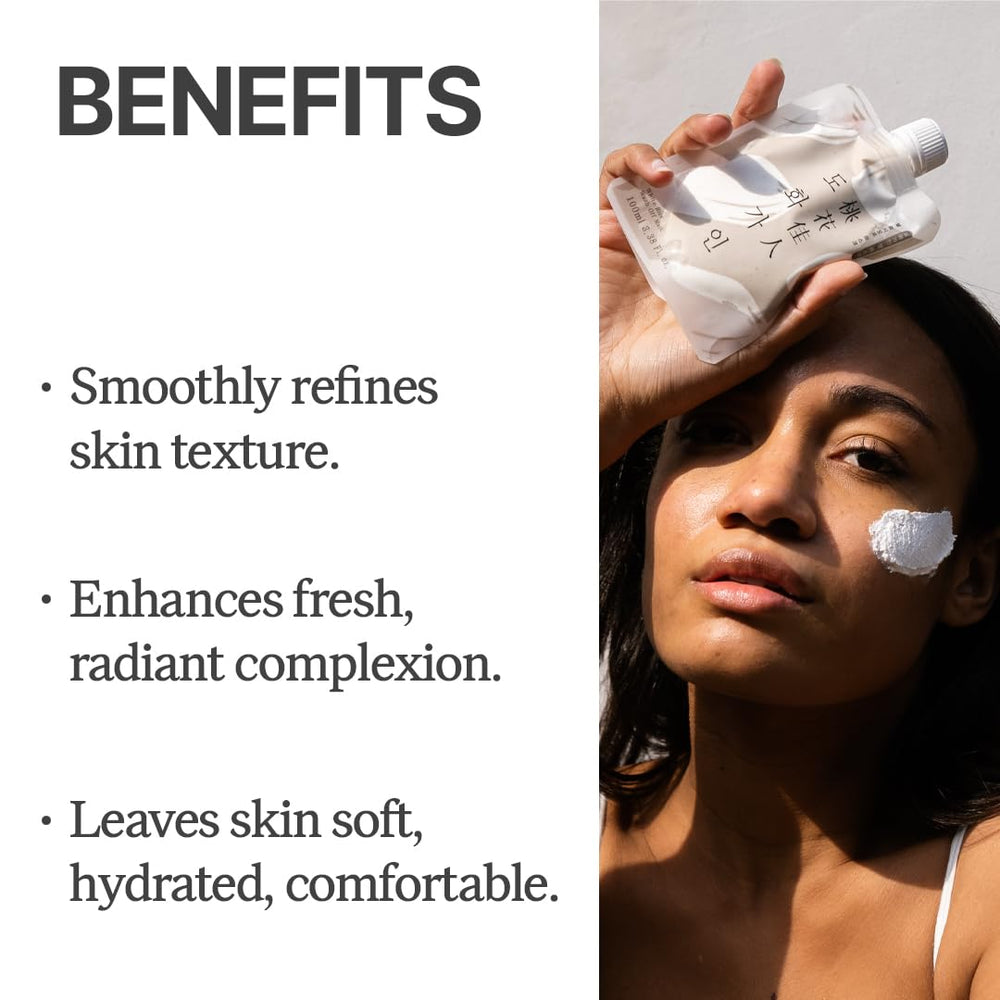 House of Dohwa masque visage riz blanc grains visibles pour gommage délicat