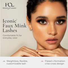 House of Lashes Iconic: forme évasée pour regard en œil-de-chat.