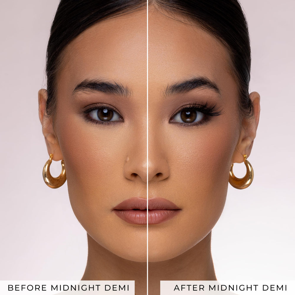 House of Lashes Midnight Demi – subliment les cils naturels avec un volume léger.