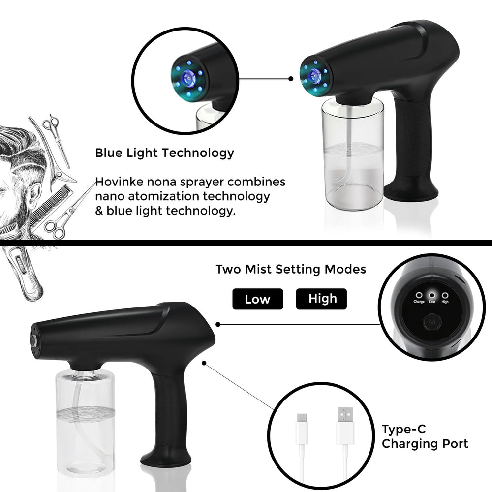 Capacité de 340 ml Hovinke, moins de remplissages pendant les sessions.