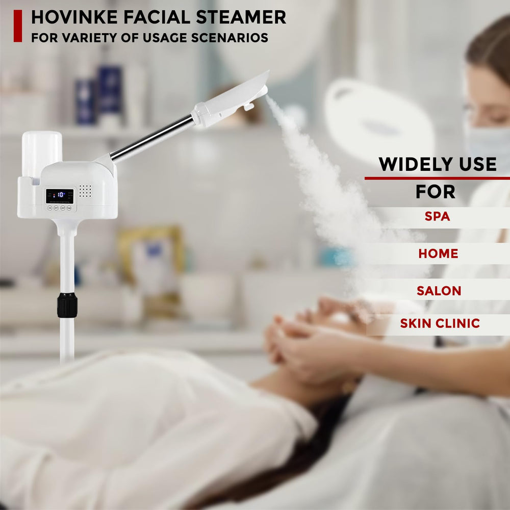 Hovinke Steamer usage spa et maison pour visage rafraîchi.