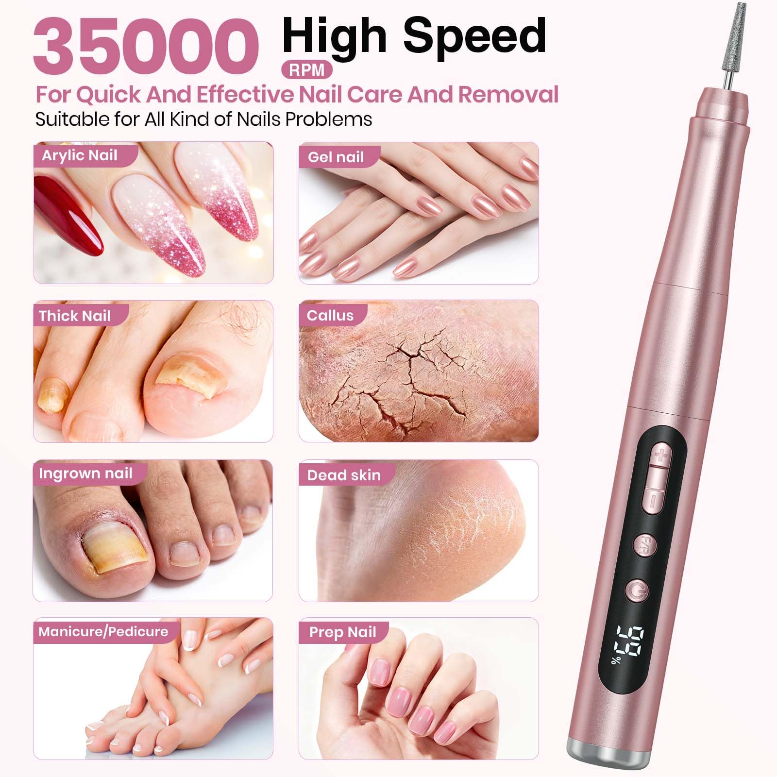 Conception silencieuse et faible chaleur pour des soins confortables.