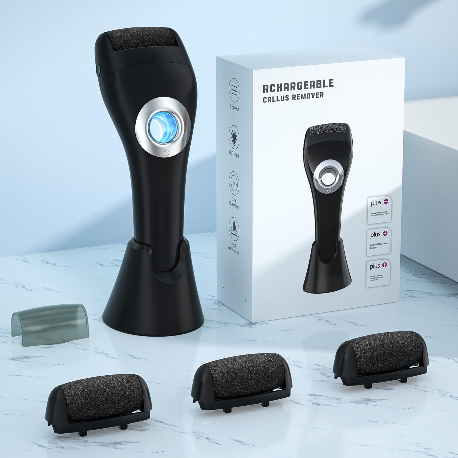 Hoxida Callus Remover pieds kit pédicure complet livré.